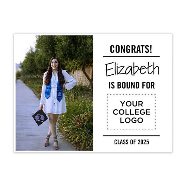 Congratulations College Bound Graduation Yard Sign - alternate view