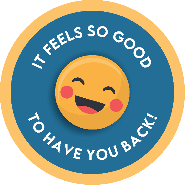 It Feels So Good To Have You Back Business Reopening Floor Decal
