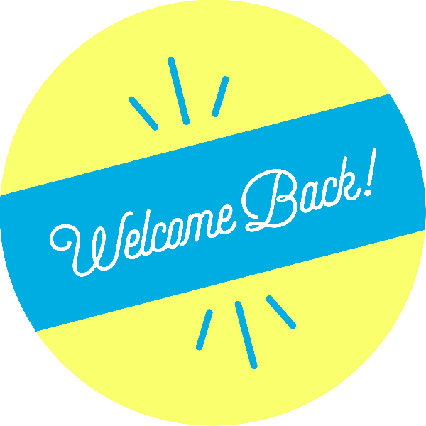 Welcome Back Script Set Business Reopening Floor Decal