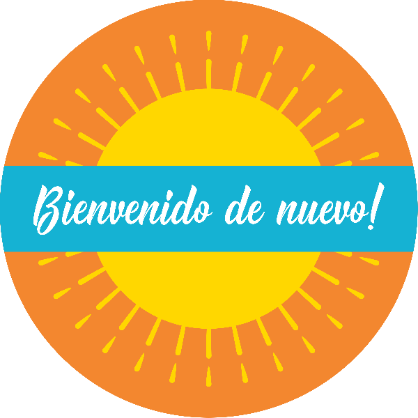 Welcome Back Spanish Set Business Reopening Floor Decal