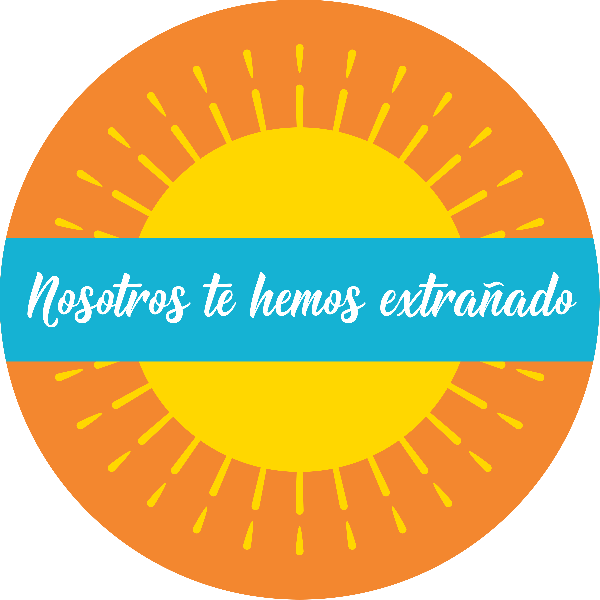 We've Missed You Spanish Set Business Reopening Floor Decal