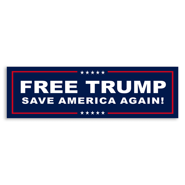 Free Donald Trump Bumper Sticker