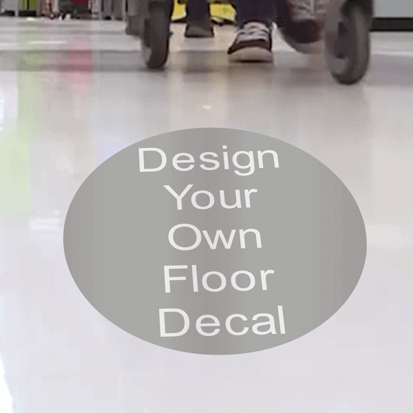 Round Removable Floor Decal - Custom
