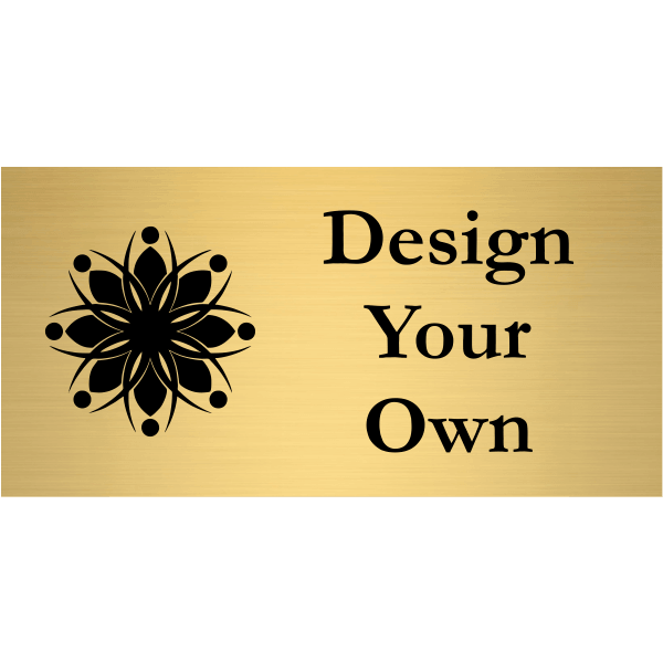 Small Engraved Brass Plates