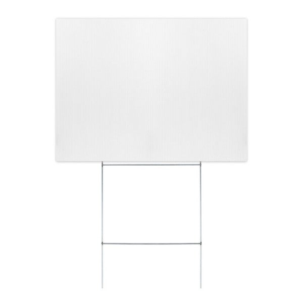 Blank Yard Signs Corrugated Plastic