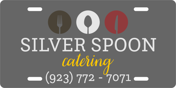 Modern Catering Industry Custom License Plate Modern Catering Industry Custom License Plate