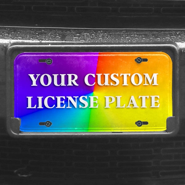 Custom Front License Plate