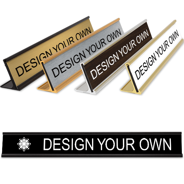 Traditional 1 in x 7 in Desk Nameplate Traditional 1 in x 7 in Desk Nameplate