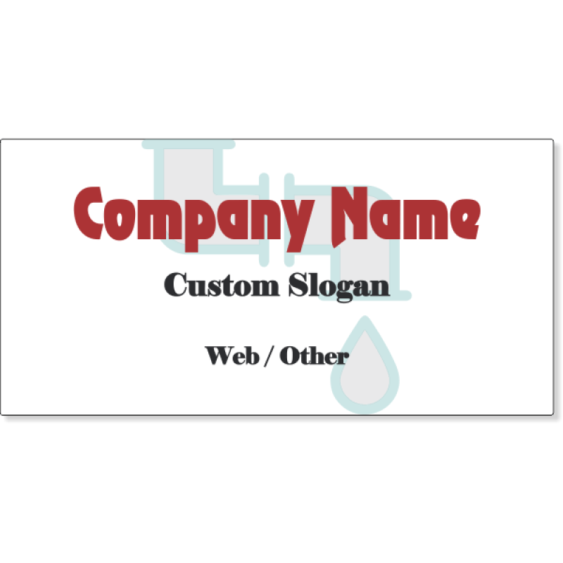 Plumbing Company Magnetic Sign | Set of 2