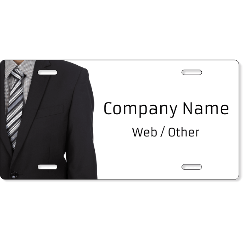 Business Custom Front License Plate