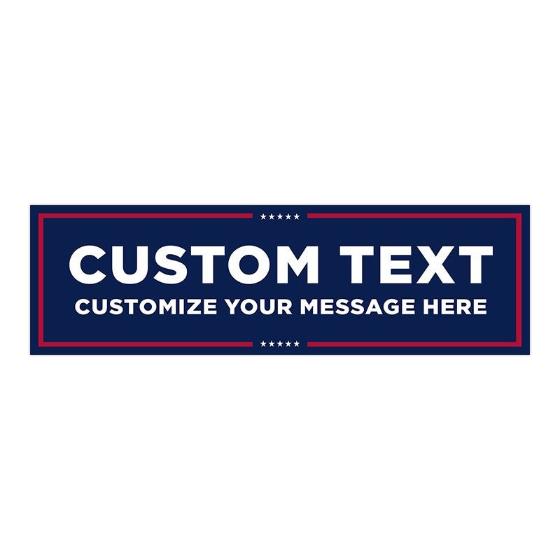 MAGA Custom Trump Bumper Sticker