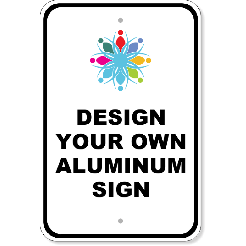 Custom Border Aluminum Sign