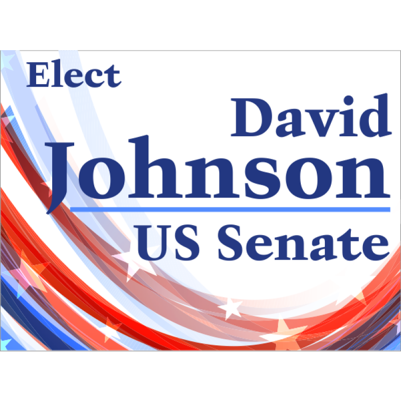 Fancy Election Sign