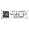 School Logo Custom Graduation Banner With Strings