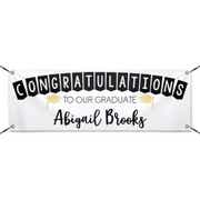 Congrats to Our Graduate 2'x 6' Custom Graduation Banner