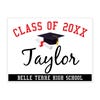 Class Diploma Graduation Yard Sign
