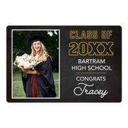 Chalkboard Design Graduation Announcement Magnet