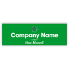 We've Moved Vinyl Banner - 2' x 6'