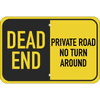 Horizontal Private Road Dead End