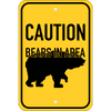 Vertical Bears In Area Sign