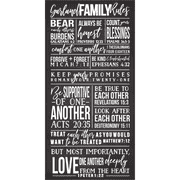Personalized Family Rules Poster Sign