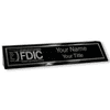 FDIC Wood Desk Name Block