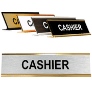 CASHIER Desk Plate