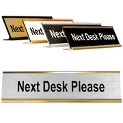 Next 2" x 8" Desk Please 2" x 8" Desk Plate