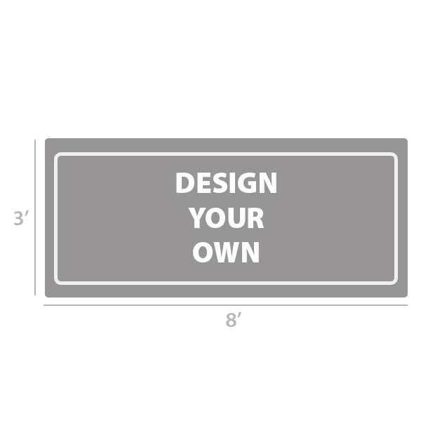 3' x 8' Custom Full Color Vinyl Banner