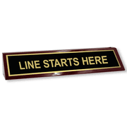 Line Starts Here Piano Desk Block