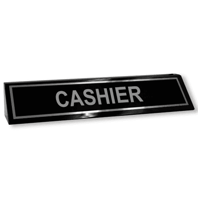 Cashier Wood Desk Block - alternate view
