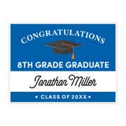 Congratulations 8th Grade Graduate Custom Yard Sign