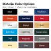 The most popular color combinations for ADA signs