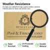 Information about the weather resistance of engraved brass signs