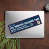 Evil Hamster Political Bumper Sticker on a laptop
