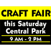 Craft Fair Sign