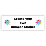 Create your Own 2" x 6" Bumper Sticker