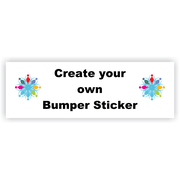Create your Own 2" x 6" Bumper Sticker