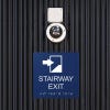 Custom ADA sign for a stairway exit