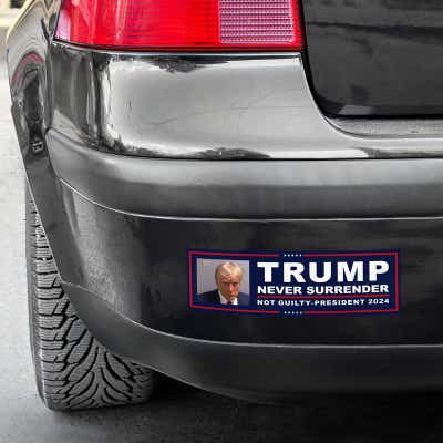 Pro-Trump Mugshot Bumper Sticker - alternate view