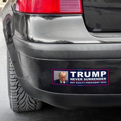Pro-Trump Mugshot Bumper Sticker - alternate view