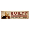 Trump Mug Shot Bumper Sticker – Guilty Trump for Prison