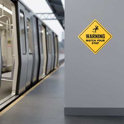 Custom Diamond Shaped Sign - alternate view