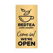 Pick Your Size Custom Vertical Engraved Brass Sign Up to 3" Wide