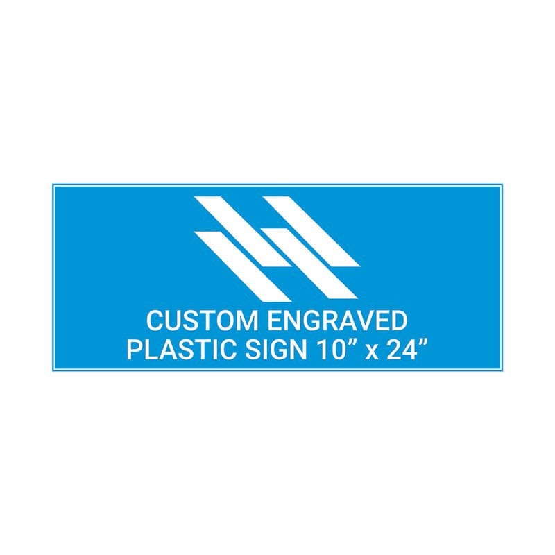 Engraved Sign Horizontal - 10