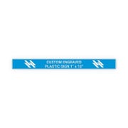 Plastic Engraved 1" x 10" Horizontal Sign