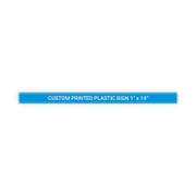 Plastic Engraved 1" x 14" Horizontal Sign