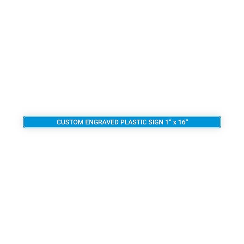Engraved Sign Horizontal - 1