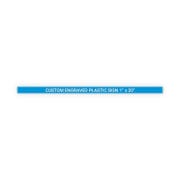 Plastic Engraved 1" x 20" Horizontal Sign