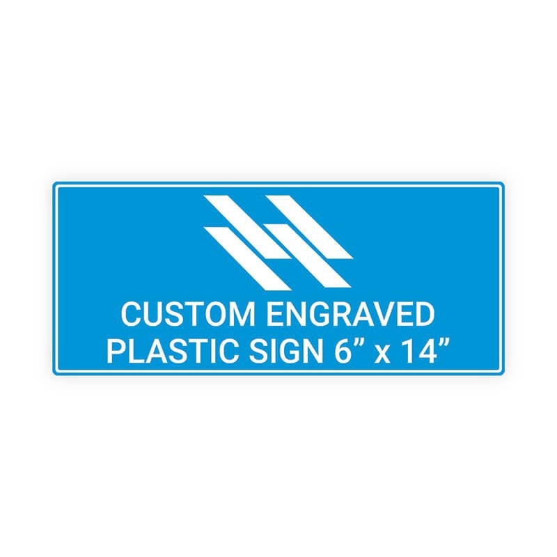 Engraved Sign Horizontal - 6